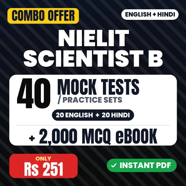 NIELIT Scientist B combo