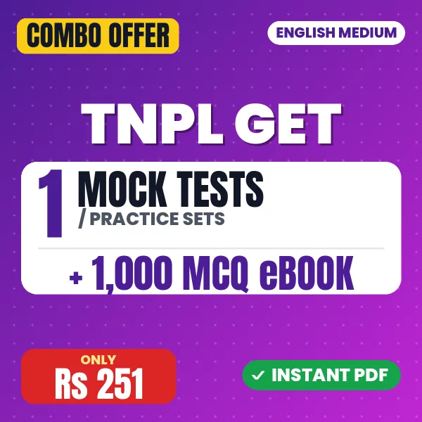 TNPL Graduate Engineer Trainee Exam (Civil Engineering) – 1 Most Important Mock Tests / Practice Sets and 1000 MCQ eBook | English Medium PDF Download