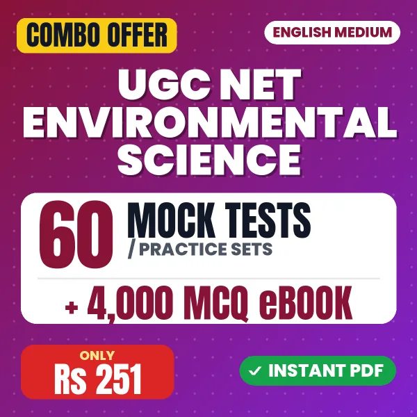 UGC NET Environmental Science combo