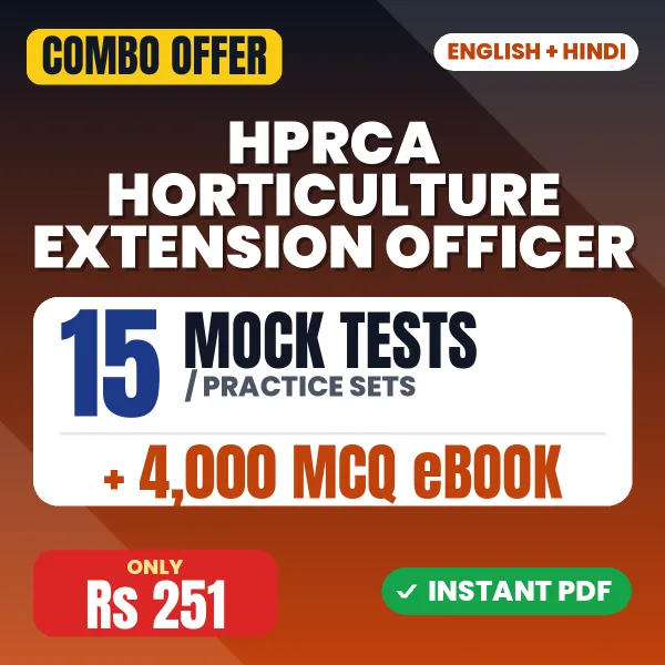 HPRCA Horticulture Extension Officer combo