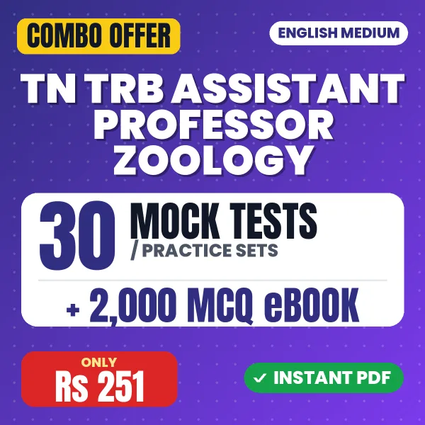 TN TRB Assistant Professor Zoology combo