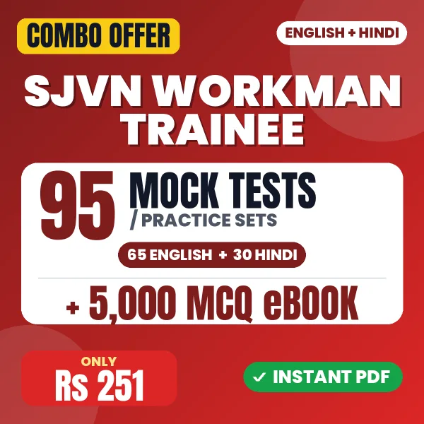 SJVN Workman Trainee combo