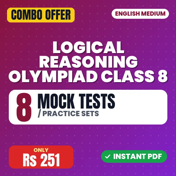 2. LOGICAL REASONING – 8 Most Important Mock Tests / Practice Sets | English Medium PDF Download