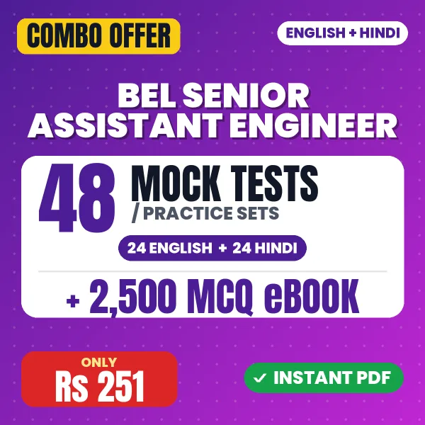 BEL Senior Assistant Engineer combo