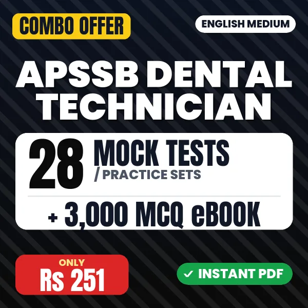 APSSB Dental Technician combo