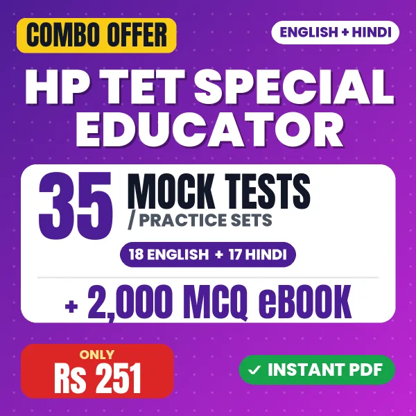 HP TET Special Educator combo