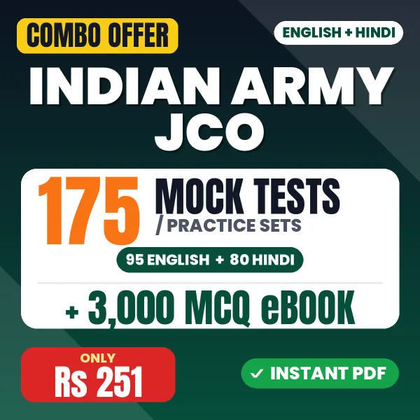 Indian Army JCO combo