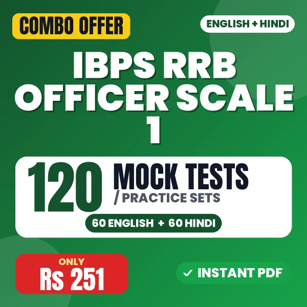 IBPS RRB Officer Scale 1 combo