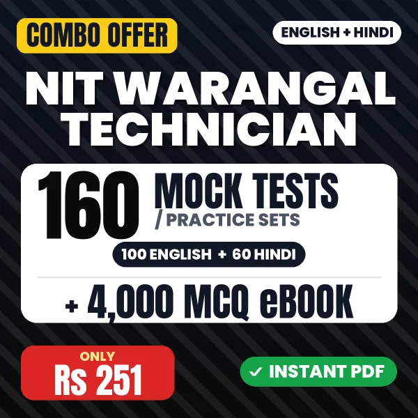 NIT Warangal Technician combo