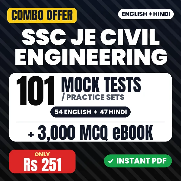 SSC JE Civil Engineering combo