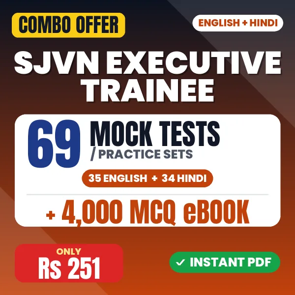 SJVN Executive Trainee combo