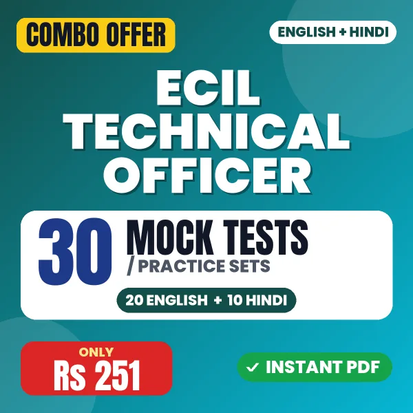 ECIL Technical Officer combo