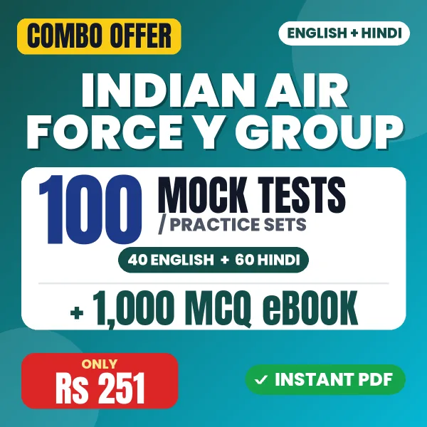 Indian Air Force Y Group combo