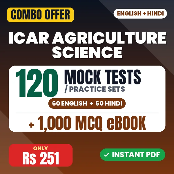 ICAR Agriculture Science combo