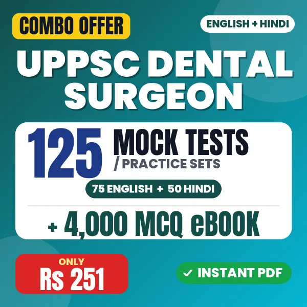 UPPSC Dental Surgeon combo