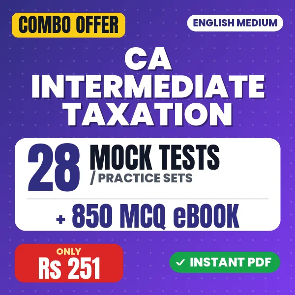 CA Intermediate Taxation combo