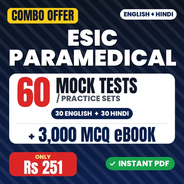 ESIC Paramedical combo