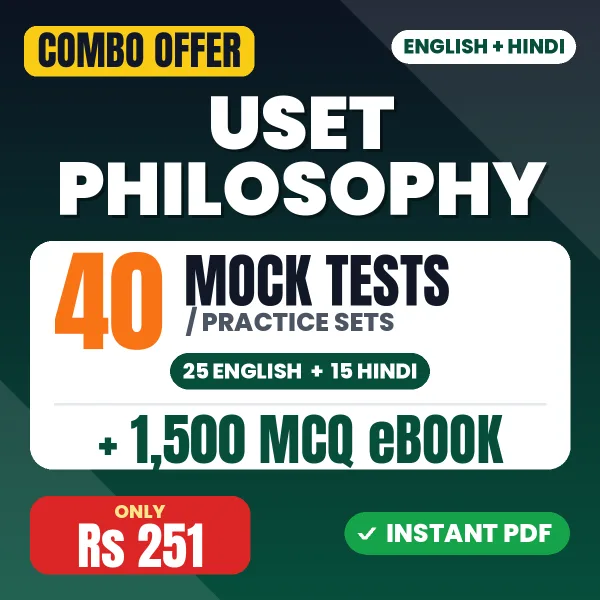 Uttarakhand SET Philosophy Exam – 40 Most Important Mock Tests / Practice Sets and 1500 MCQ eBook | English & Hindi Medium PDF Download