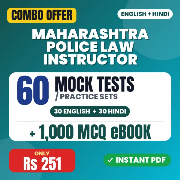 Maharashtra Police Law Instructor combo