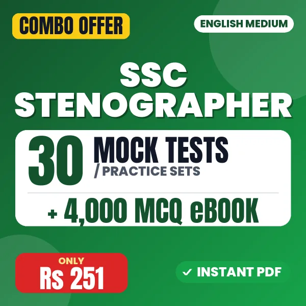 SSC Stenographer combo