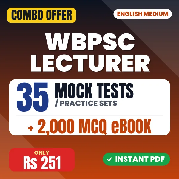 WBPSC Lecturer Exam (Electrical) – 35 Most Important Mock Tests / Practice Sets and 2000 MCQ eBook | English Medium PDF Download