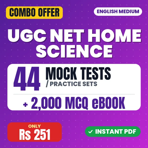 UGC NET Home Science combo