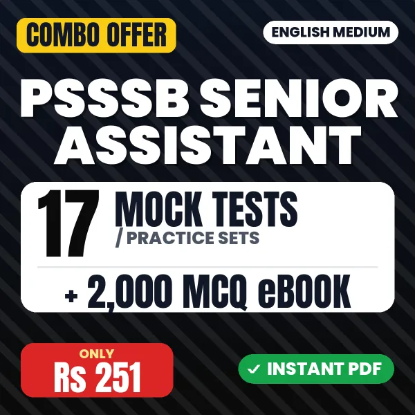 PSSSB Senior Assistant combo