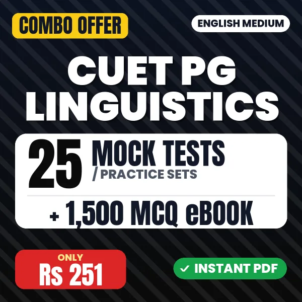 CUET PG Linguistics combo