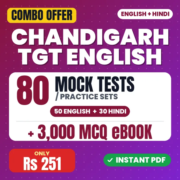 Chandigarh TGT English combo