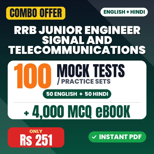 RRB Junior Engineer Signal and Telecommunications combo