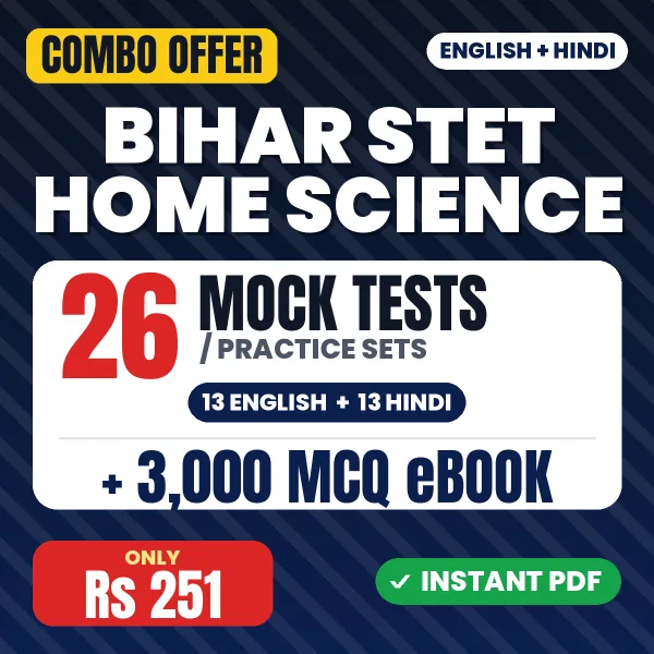 Bihar STET Home Science combo