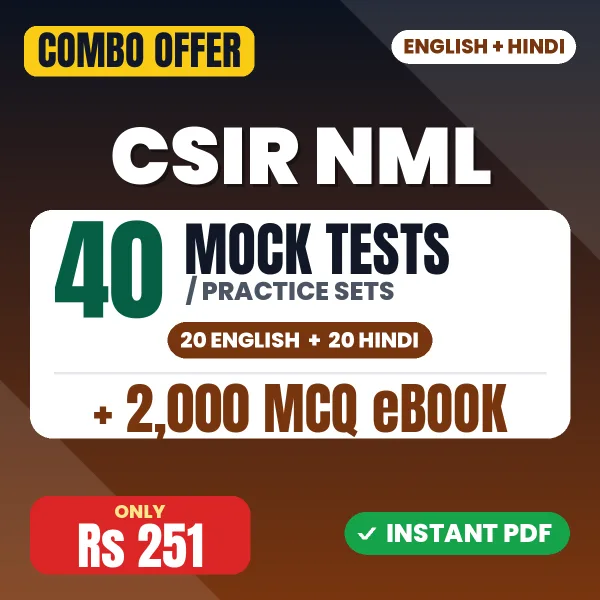 CSIR NML combo