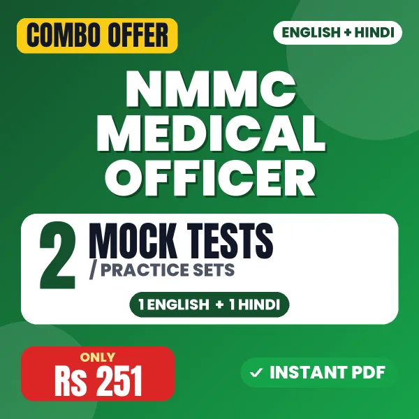 NMMC Medical Officer combo