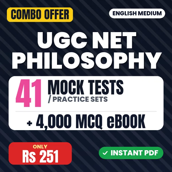 UGC NET Philosophy combo