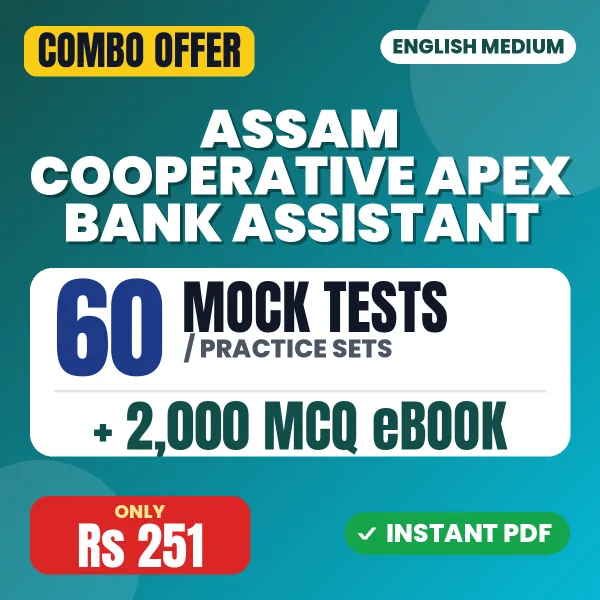 Assam Cooperative Apex Bank Assistant combo