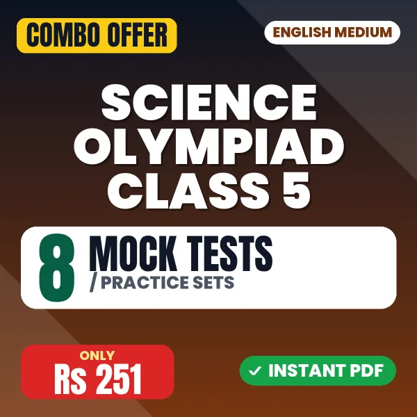 2.Science - Class 5 – 8 Most Important Mock Tests / Practice Sets | English Medium PDF Download