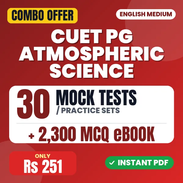 CUET PG Atmospheric Science combo