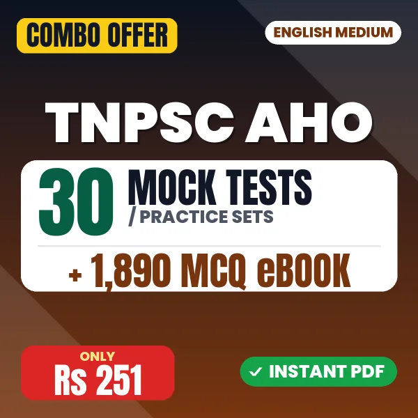 TNPSC Assistant Horticulture Officer Exam Paper II – 30 Most Important Mock Tests / Practice Sets and 1890 MCQ eBook | English Medium PDF Download