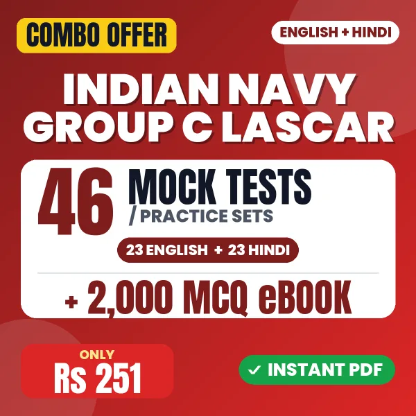 Indian Navy Group C Lascar combo