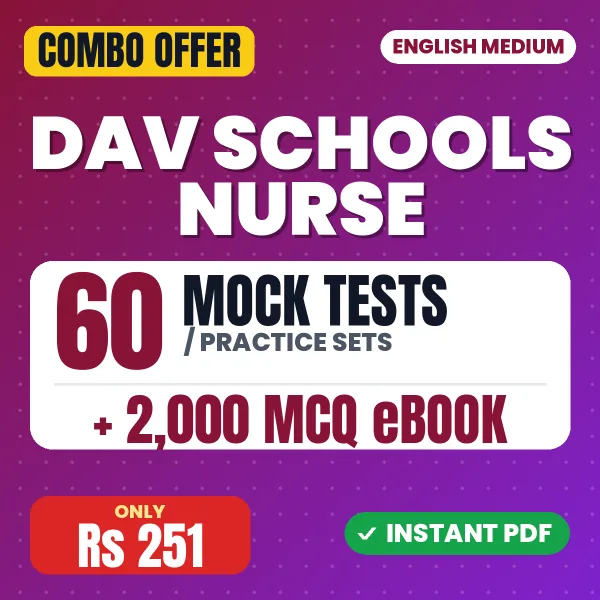 DAV Schools Nurse combo