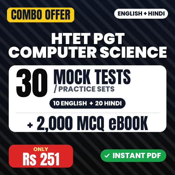 HTET PGT Computer Science combo
