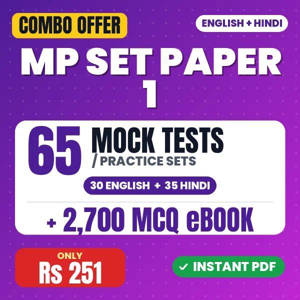 MP SET Paper 1 combo