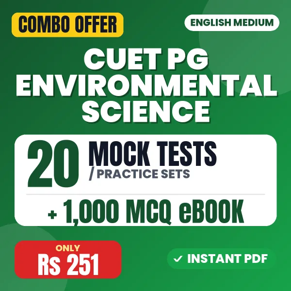 CUET PG Environmental Science combo