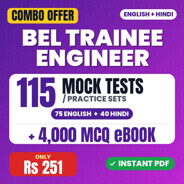 BEL Trainee Engineer combo
