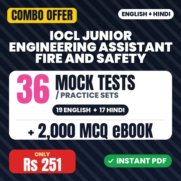 IOCL Junior Engineering Assistant Fire and Safety combo