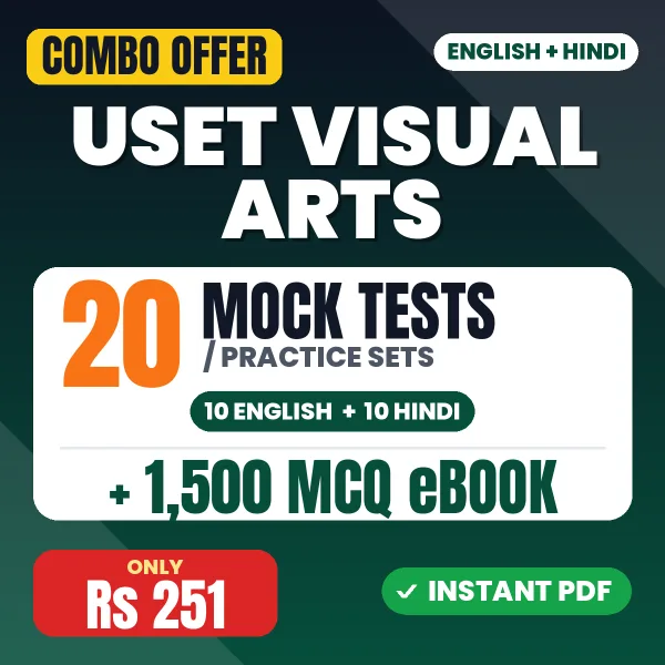 Uttarakhand SET Visual Arts Exam – 20 Most Important Mock Tests / Practice Sets and 1500 MCQ eBook | English & Hindi Medium PDF Download