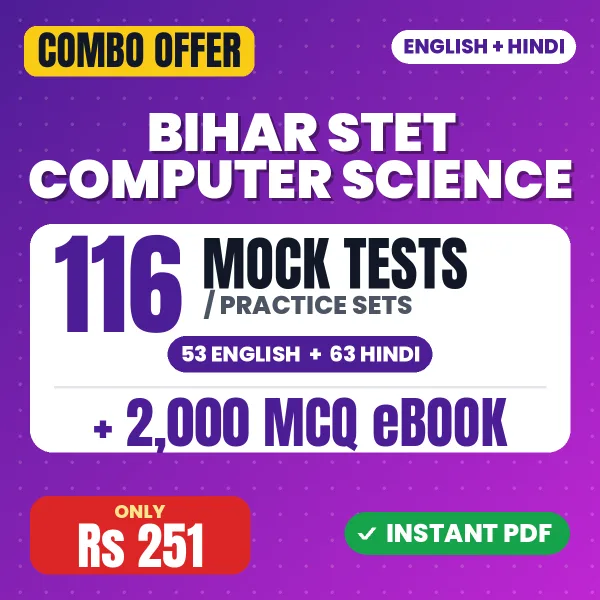 Bihar STET Computer Science combo