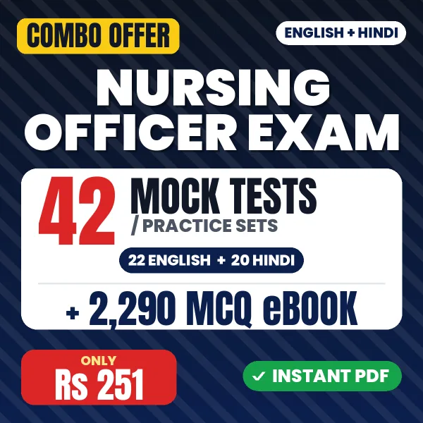 Nursing Officer Exam combo