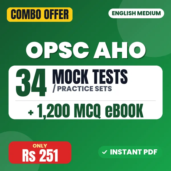OPSC Assistant Horticulture Officer Exam Paper 1 – 34 Most Important Mock Tests / Practice Sets and 1200 MCQ eBook | English Medium PDF Download