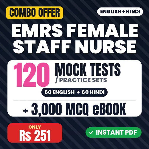 EMRS Female Staff Nurse combo